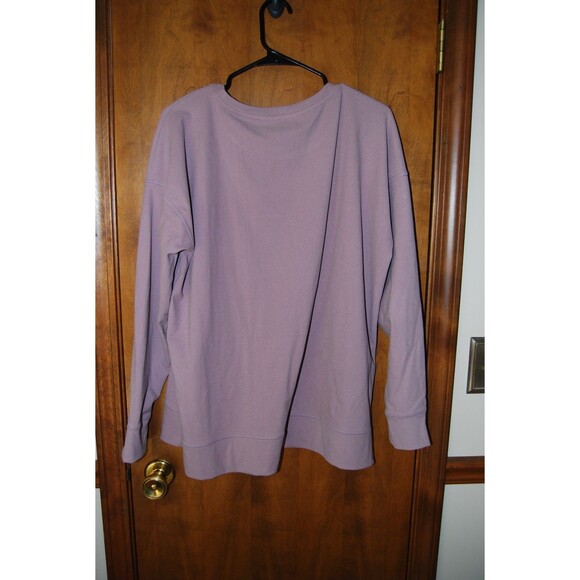 32 Degrees Heat Ladies Purple Pullover Sweatshirt Size XLarge - Picture 3 of 3